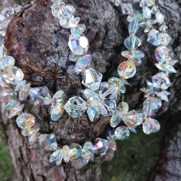 Crystal Necklace 3 Strands - Picture 7 of 9